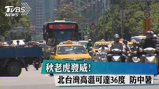 秋老虎發威！北台灣高溫可達36度　防中暑