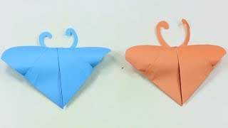 How to make a paper butterfly Easy origami | How to make an Origami Paper Butterflies for beginners