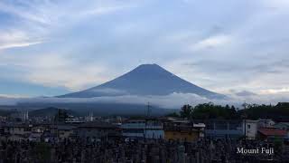 Mount Fuji  / Japan : time lapse [4K]