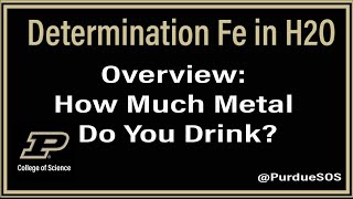 Overview: How Much Metal Do You Drink?