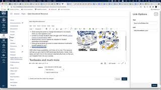 Fix broken links in Canvas