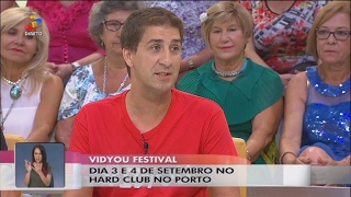 Marco Neiva na TVI no Você na TV com Cristina Ferreira e Manuel Luís Goucha