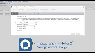 Webinar - Defining MoC Workflows and Approval Processes (Intelligent-MoC™ Beta Program)