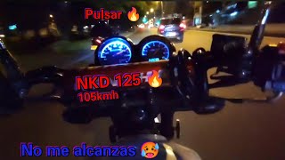 Pique en la autopista NKD 150 vs pulsar 135 vs NKD 125 (Drag race)🔥