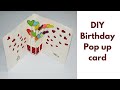 DIY Pop Up 3D  birthday card Handmade| How to make birthday card| Handmade card ideas | cardmaking