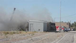 Fire at Simplot Facility
