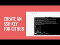 How to create and configure an SSH Key for Github & how to create a custom SSH Key | #TechTips