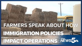 Farmers speak about how President Donald Trump's Immigration Policies impact operations