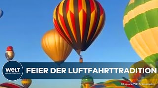 MEXIKO: Buntes Spektakel! Internationales Festival über Leon! Über 200 Heißluftballons am Himmel