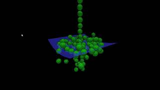Physics model of float objects (Processing IDE)