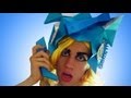 Lady Gaga Blue Telephone Hat ☎ Sire Sasa tutorial 13