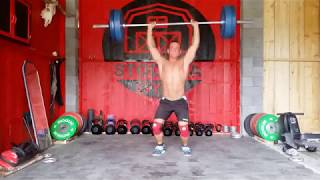 4 tng power clean and jerk 100 kg