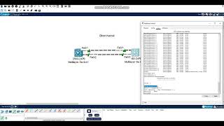 Etherchannel configuration on the multilayer switch – Explained in Tamil