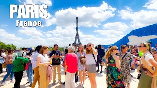 Epic Paris Adventure: 4K Eiffel Tower Walk 🗼🥐🇫🇷 Must-See City Tour! 🌆