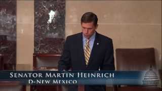 Heinrich Delivers First Senate Floor Speech