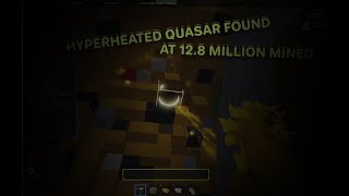 HYPERHEATED QUASAR FOUND!