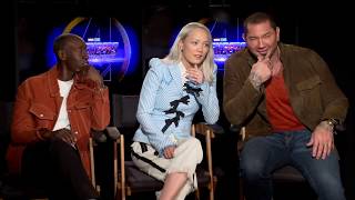 Avengers Infinite War - Itw Dave Bautista, Don Cheadle and Pom Klementieff  (CamX) (official video)
