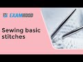 Sewing basic stitches