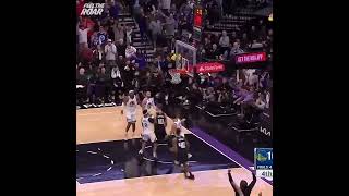 DAVION MICHELL JUST SEND STEPH CURRY HOME 2-0 WITH THIS CLUTCH THREE TO SEAL THE WIN GSW VS. KINGS