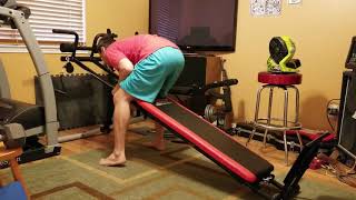Many of exersises possible on weider ultimate body works totalgym