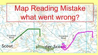 Map reading error. What went wrong?