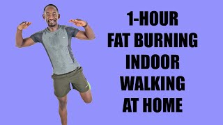 1-HOUR Fat Burning Indoor Walking Workout for A Slim Body🔥600 Calories🔥