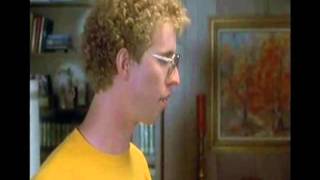 Napoleon Dynamite's nose does something weird