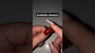 Red semi cured gel stickers how to use gel stickers #shortvideo #naildesign #nail #nailextension #vi