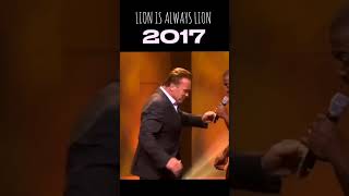 Lion is Always Lion 🦁 Arnold Transformation #arnoldschwarzenegger #arnoldclassic #shortsvideo