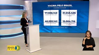 Vacinômetro: Mais de 77,9 milhões de vacinas contra covid-19 já foram distribuídas.