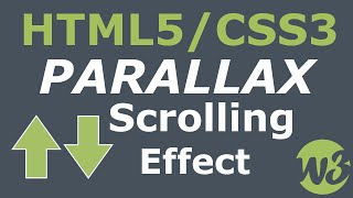 Simple Parallax Scrolling Effect With HTML5 & CSS3