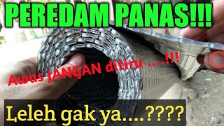 Aluminium Foil Peredam Panas Mobil, Modal 15 ribu saja jadi!! #isuzu #panther #murah