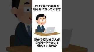 内向的な人ほど「リーダーに向いている」科学的理由short