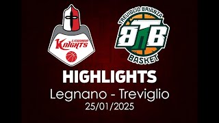 Highlights Legnano - Treviglio del 25/01/2025