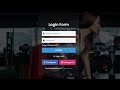 Responsive Transparent Login Form HTML CSS Javascript |  Show Hide Password Using Javascript