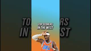 Top Scorers in the West! #nba #basketball #shaigilgeousalexander