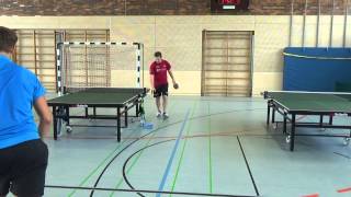 Herzogenauracher Stadtmeistersch  Tischtennis 2015 A Kl 23H Mill vs T  Neumann 2