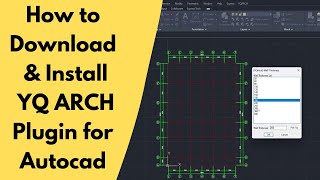 How to download and install YQARCH plugin for AutoCad #civil #beginners #tutorial #autocad