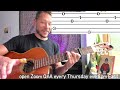 gypsy friday townes van zandt guitar tutorial lesson w tab travis picking finger style