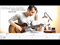 Roberta Flack - Killing Me Softly with His Song [4k 60FPS] (Fingerstyle Guitar Cover + Tutorial Tab)