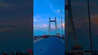 Yamuna bridge prayagraj|Whatsapp status|Prayagraj Naini bridge #love #prayagraj #allahabad #shorts