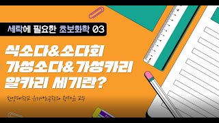 세탁에 필요한 초보화학 3 : 가성소다, 가성카리, 식소다, 소다회를 화학으로 이해하고 정확하게 사용하는 방법