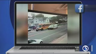 VIDEO: Eversource responds to video of van passing school bus in Bristol