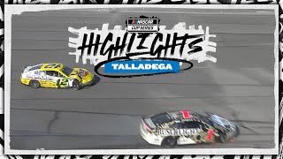 Replay: Ryan Blaney, Ross Chastain, and Joey Logano wreck at Talladega | NASCAR