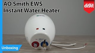 AO Smith EWS Instant Water Heater Unboxing