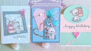 MFT Stamps Beary Special Bday | Not2Shabby DT | Process Video