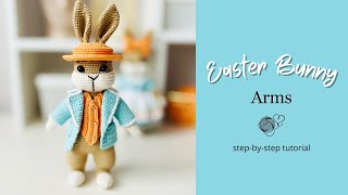 Crochet Easter Bunny. Amigurumi bunny pattern. Crochet Easter rabbit.