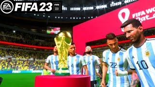 The World Cup Final! 🏆 | Lionel Messi Wins It For Argentina | Fifa 23 PC - Full Gameplay | 4K
