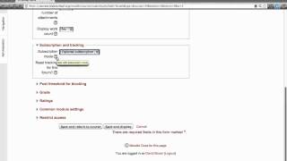 Moodle 2 Forum. Part I - Setting up and Creating a Discussion Forum