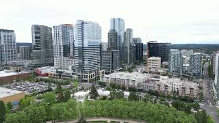 Drone Adventures in Bellevue Downtown: Stunning Aerial Views